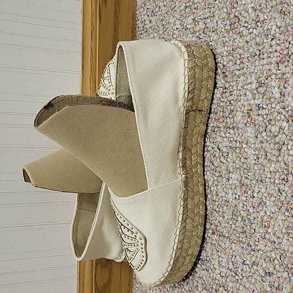 Sophia Webster Cream Espadrilles with Butterfly Accent, Women's Sz 36.5. NWT - Picture 4 of 8